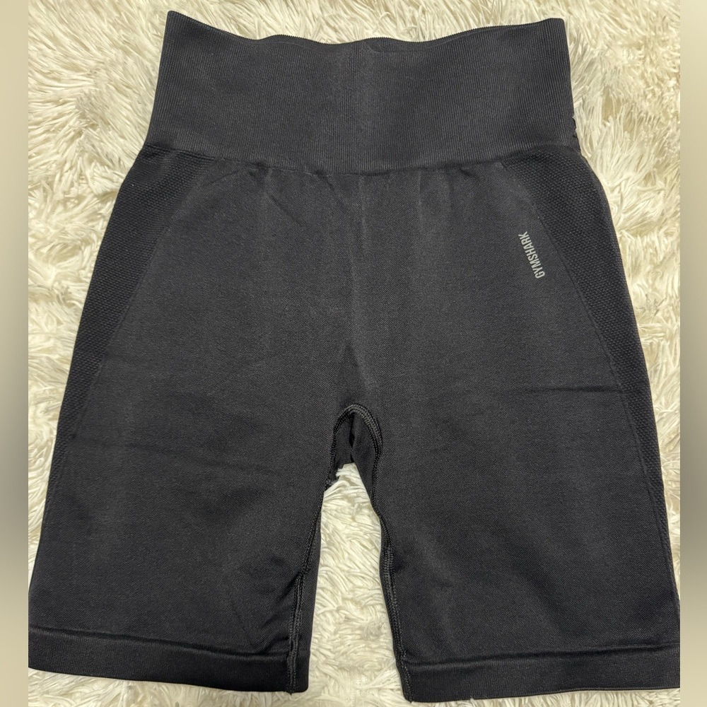 Gymshark Black Biker Shorts with Glute Contour